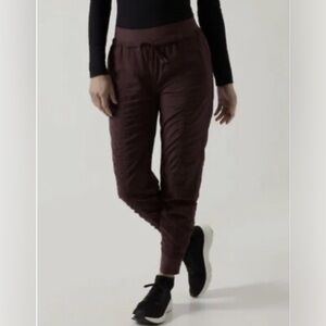 ATHLETA Attitude joggers, women’s size 14 in muted plum color
